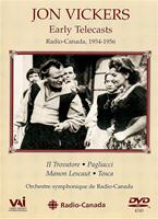 Jon Vickers: Early Telecasts from Radio Canada Online DVD Rental