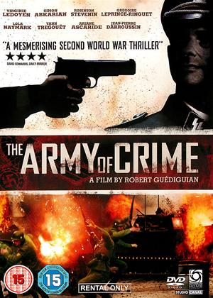 Rent The Army of Crime (aka L'Armee du crime) Online DVD Rental