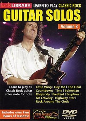Rent Lick Library: Learn to Play Classic Rock Guitar Solos: Vol.3 Online DVD Rental