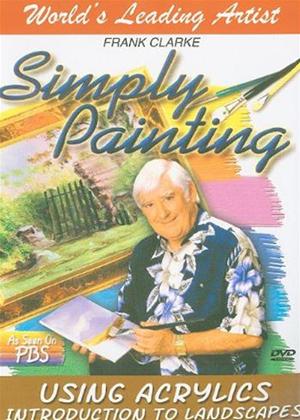 Rent The Simply Painting: Introduction to Landscapes Acrylics Online DVD Rental