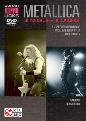 Rent Legendary Guitar Licks: Metallica 1983-88 Online DVD Rental