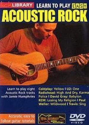 Rent Lick Library: Learn to Play Easy Acoustic Rock Online DVD Rental