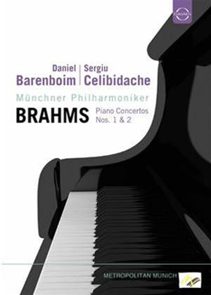 Rent Barenboim: Brahms Piano Concertos Nos. 1 and 2 (Celibidache) Online DVD Rental