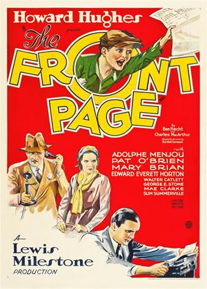 Rent The Front Page Online DVD Rental