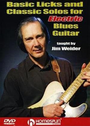 Rent Jim Weider: Basic Licks and Classic Solos for Electric Blues Guitar Online DVD Rental