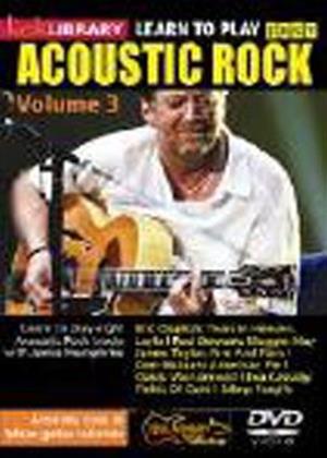 Rent Lick Library: Learn to Play Easy Acoustic Rock: Vol.3 Online DVD Rental