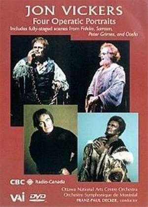 Rent Jon Vickers: Four Operatic Portraits Online DVD Rental