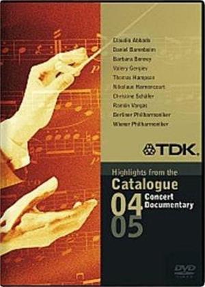 Rent TDK DVD Concert Sampler: 2004 and 2005 Catalogue Highlights Online DVD Rental