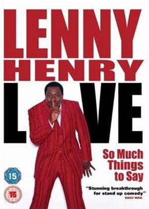 Rent Lenny Henry: So Much Things to Say: Live Online DVD Rental