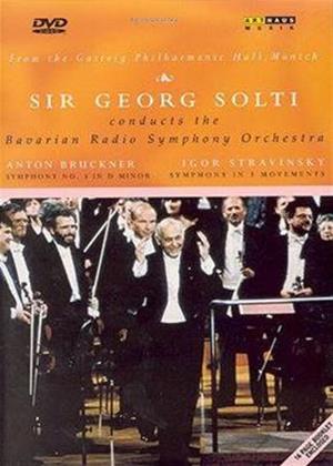 Rent Anton Bruckner: Symphony No. 3 / Igor Stravinsky: Symphony in Three Movements Online DVD Rental