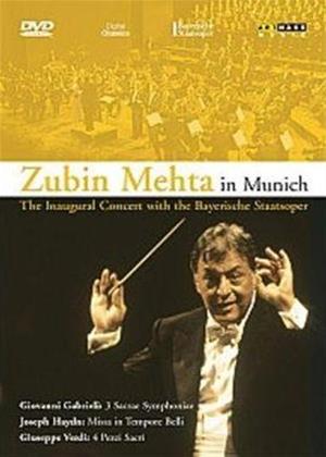 Rent Zubin Mehta in Munich: The Inaugural Concert with The Bayerisc Online DVD Rental