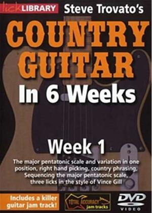 Rent Steve Trovato's Country Guitar in 6 Weeks: Week 1 Online DVD Rental